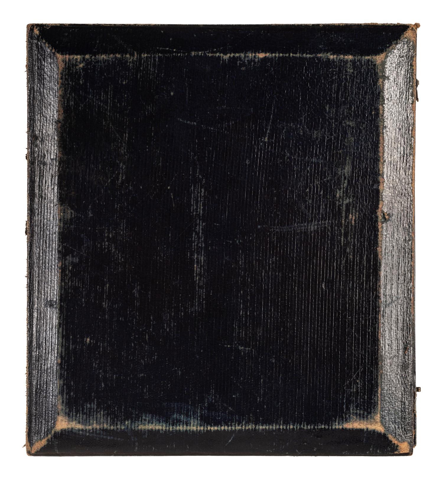 [EARLY PHOTOGRAPHY]. ROOT, Marcus A. (1808-1888), photographer. Irregular half plate daguerreotype of a lovely woman with embellished handbag. Philadelphia, PA: ca 1840s-1850s.