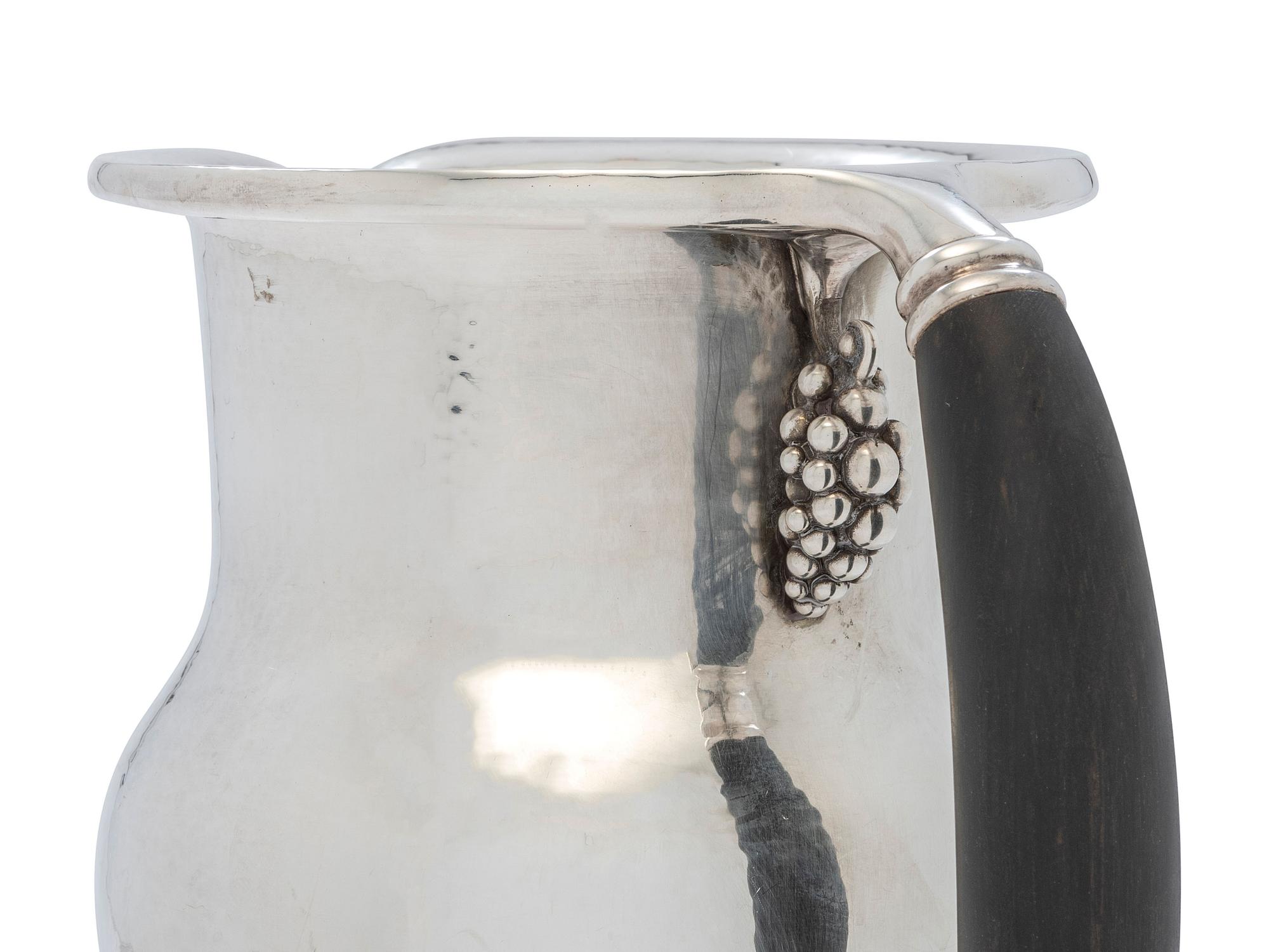 A Georg Jensen Silver Pitcher