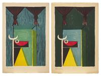 Composition (two works), ca. 1950