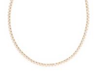 YELLOW GOLD AND DIAMOND NECKLACE