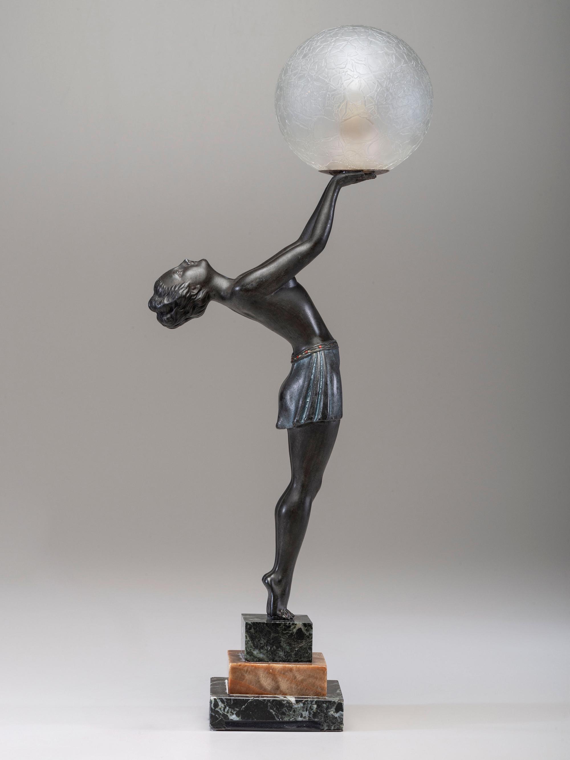 Art Deco Figural Lamp