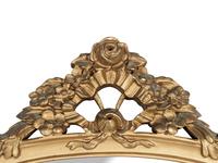 A Rococo Style Giltwood Mirror