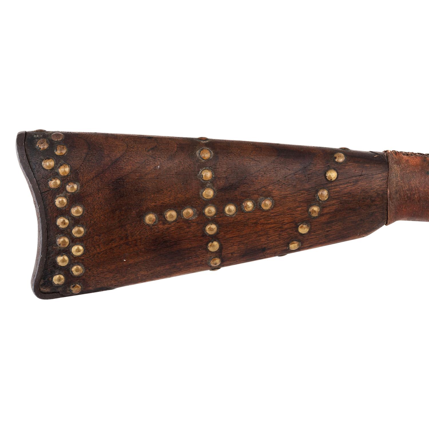 Native Decorated Shortened Composite Springfield Rifle Musket