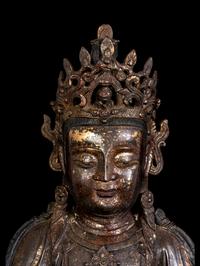 A Chinese Bronze Guanyin