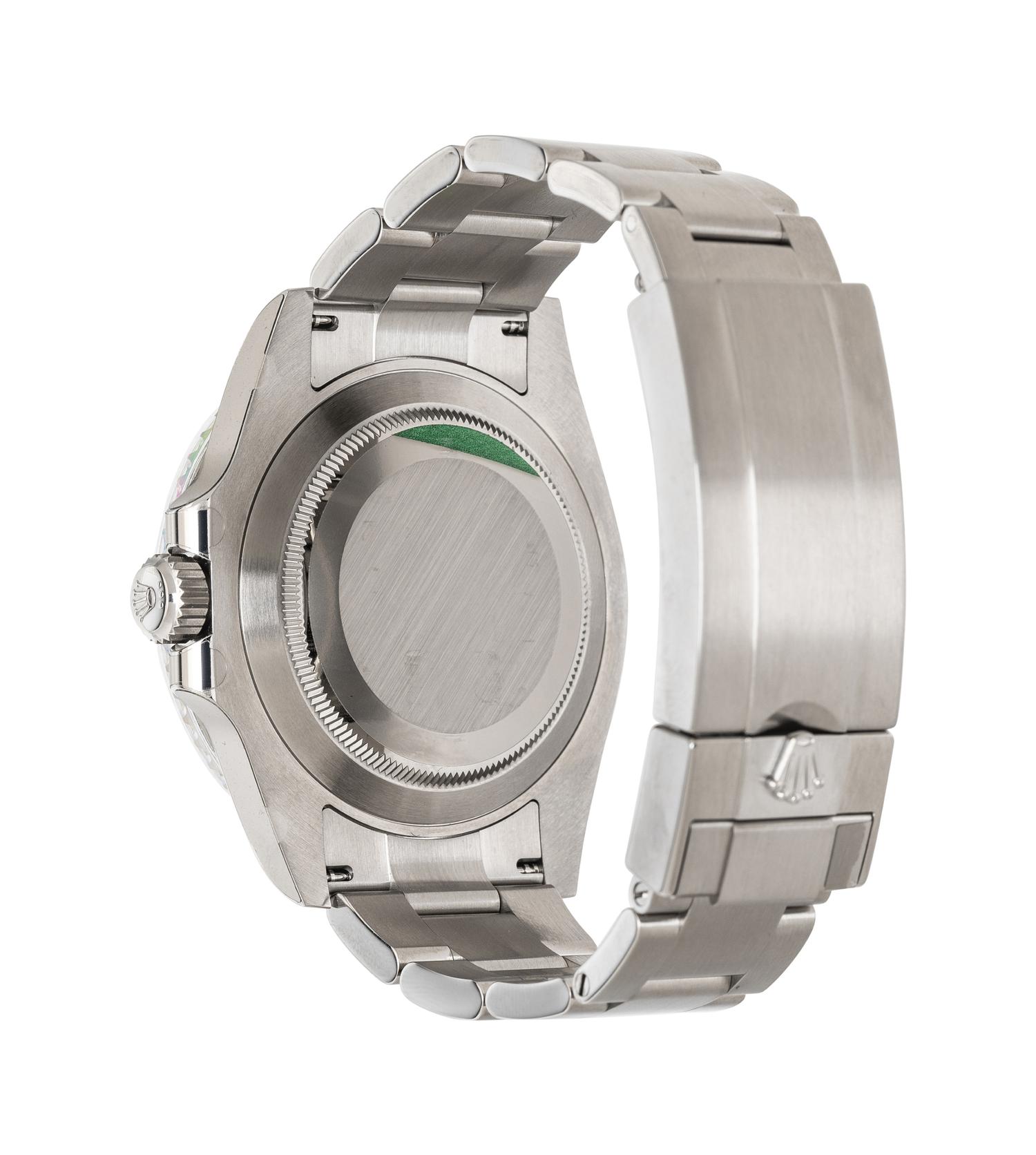ROLEX, REF. 126610LV STAINLESS STEEL 'SUBMARINER' 'STARBUCKS' WATCH, BOX & PAPERS