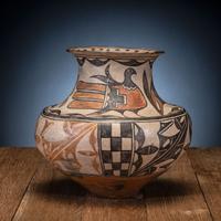 Polychrome Pottery Olla, ca 1910