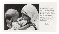 BOJAXHIU, Agnes Gonxha ("Mother Teresa"). Typed letter signed ("lu Teresa me"), to Christopher Maloney. Calcutta, July 8, 1990.