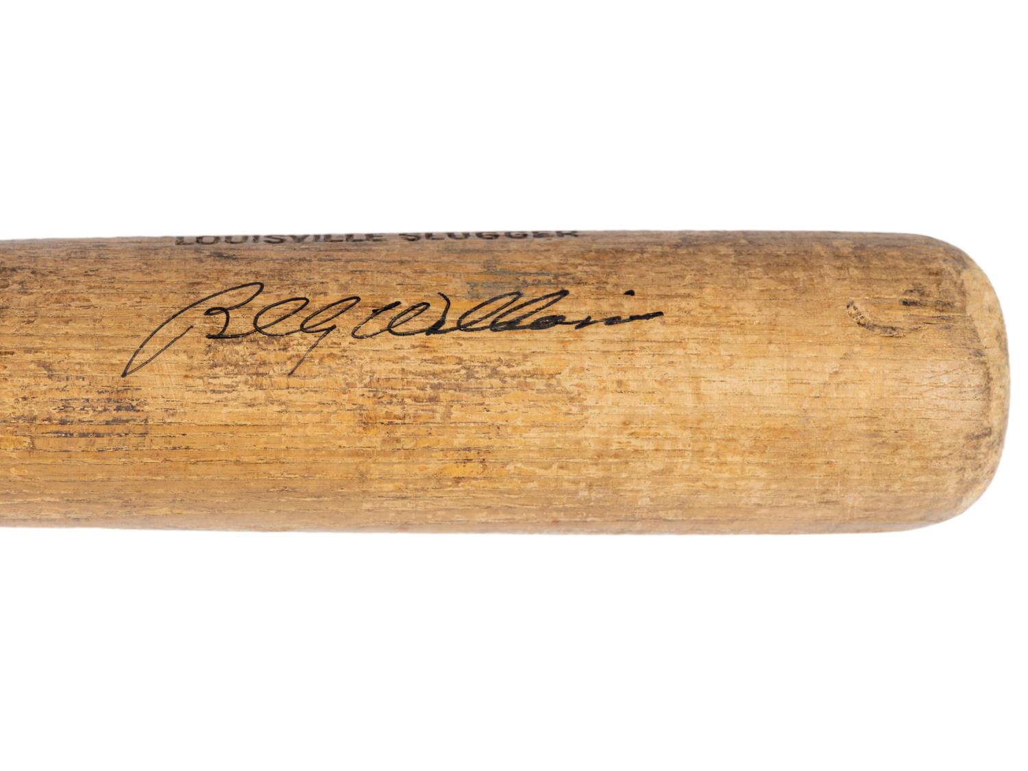 An Authentic Billy Williams 1969-72 Game Used and Signed Louisville Slugger Bat (MEARS A9),