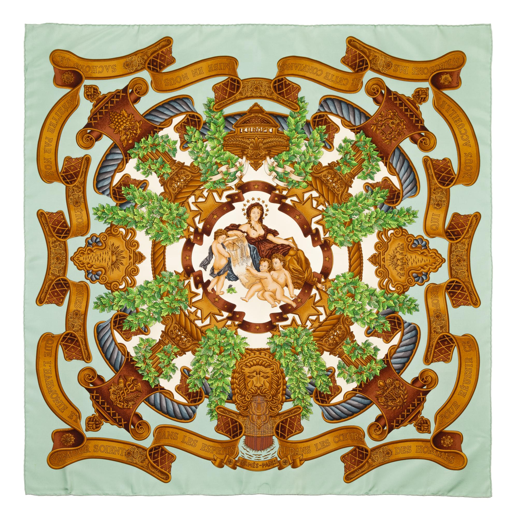 Hermès 90cm Silk Scarf