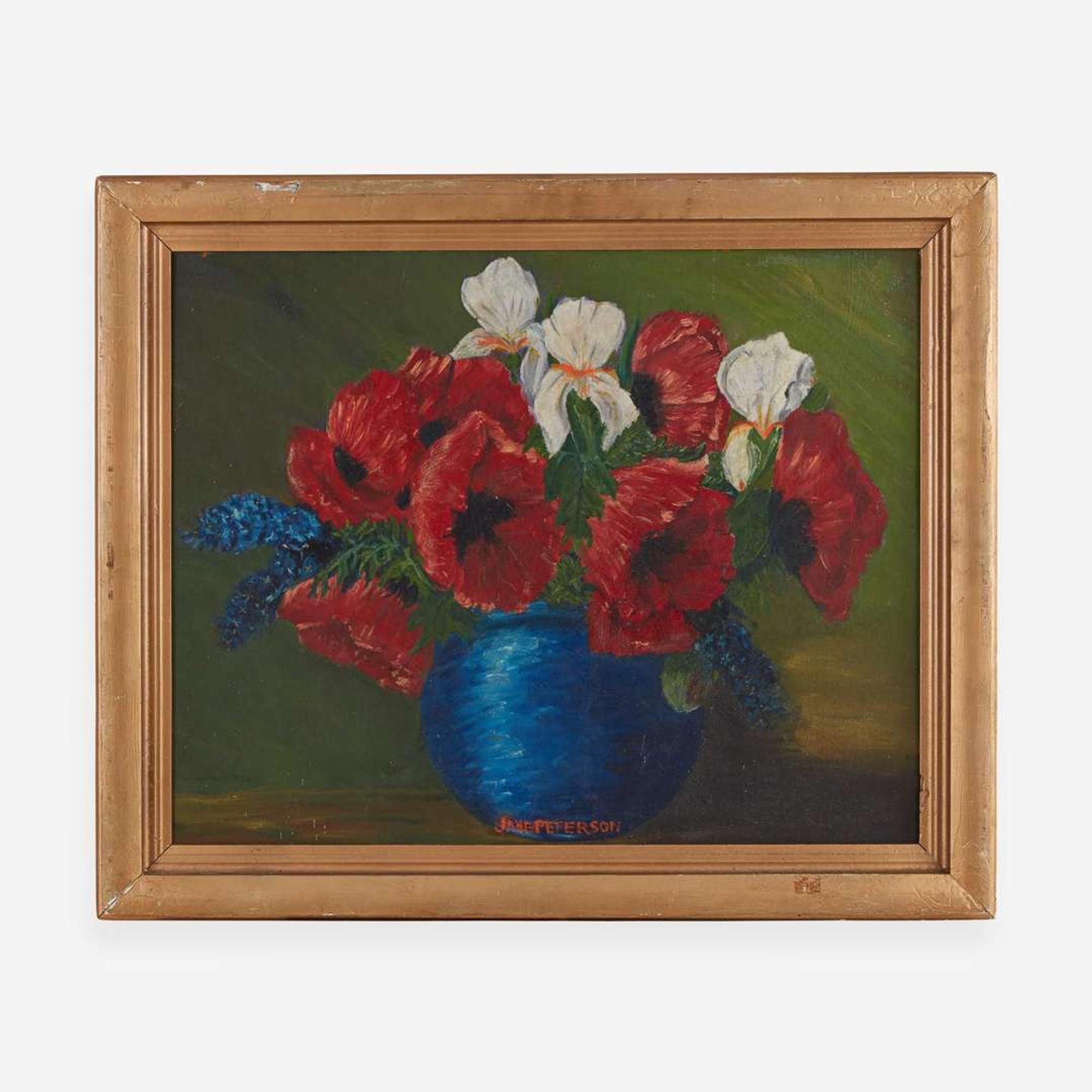 Jane Peterson (American, 1876–1965) Still Life with Irises