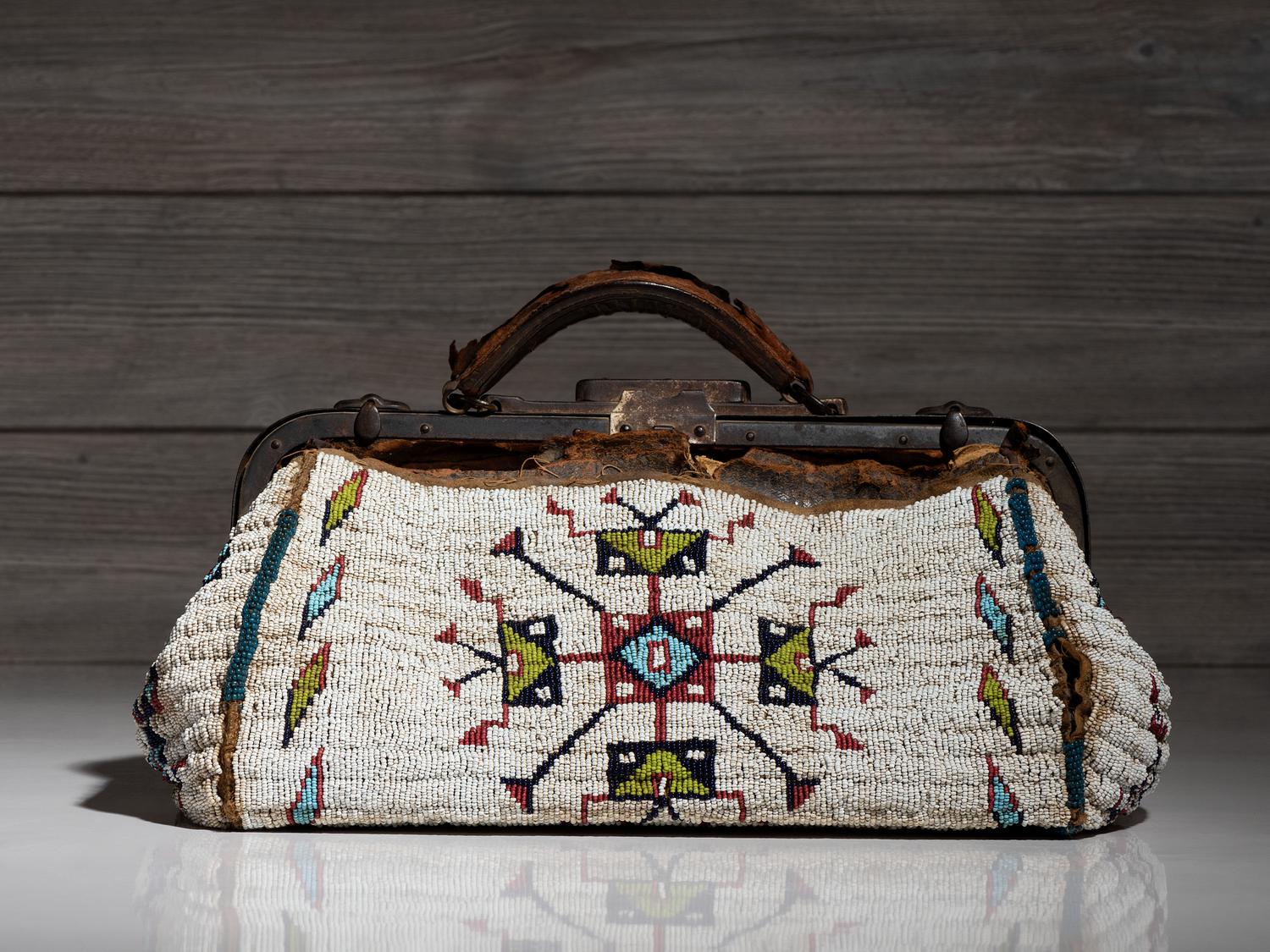 Sioux Beaded Hide "Doctor's" Bag