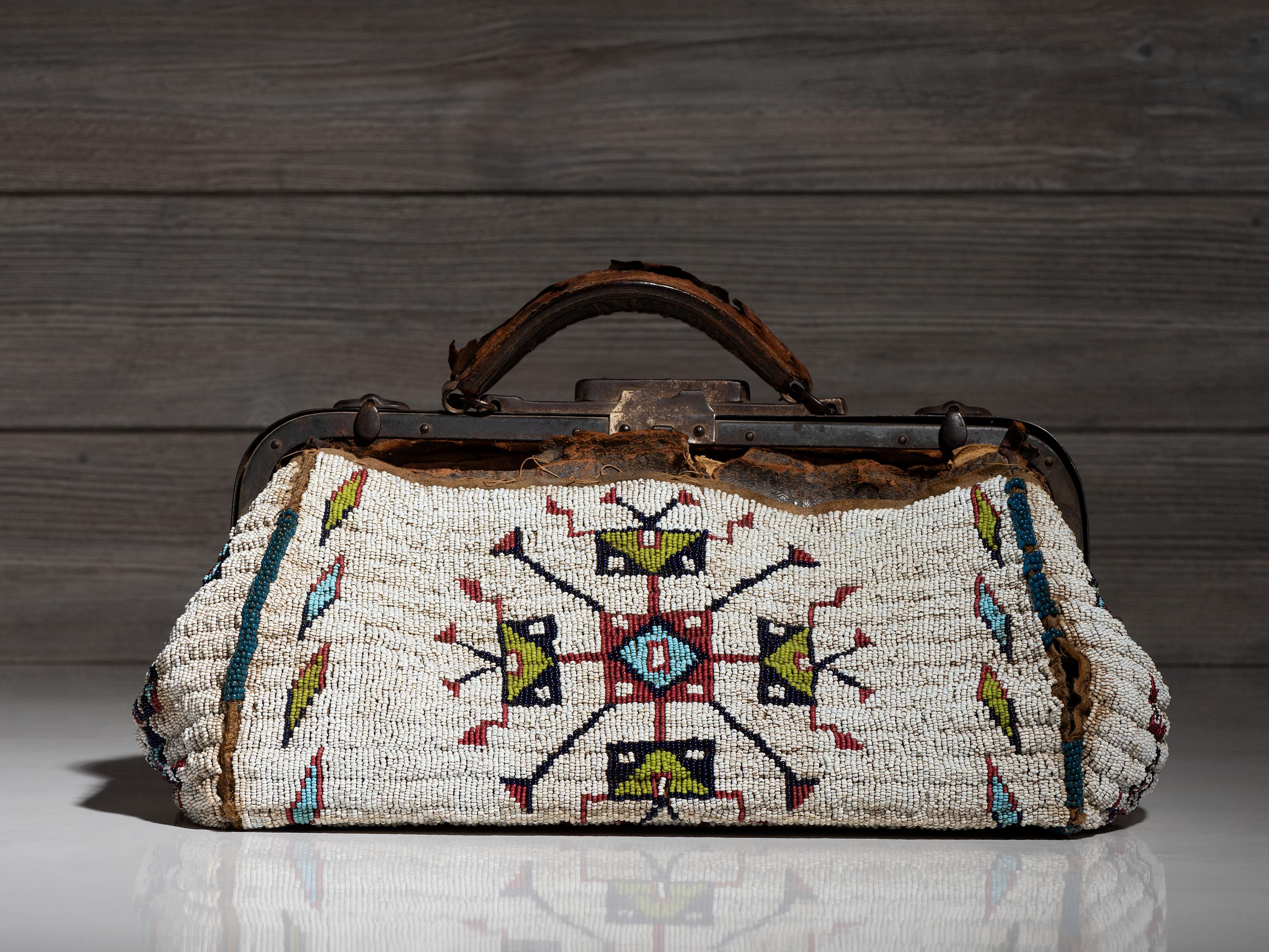 Sioux Beaded Hide "Doctor's" Bag