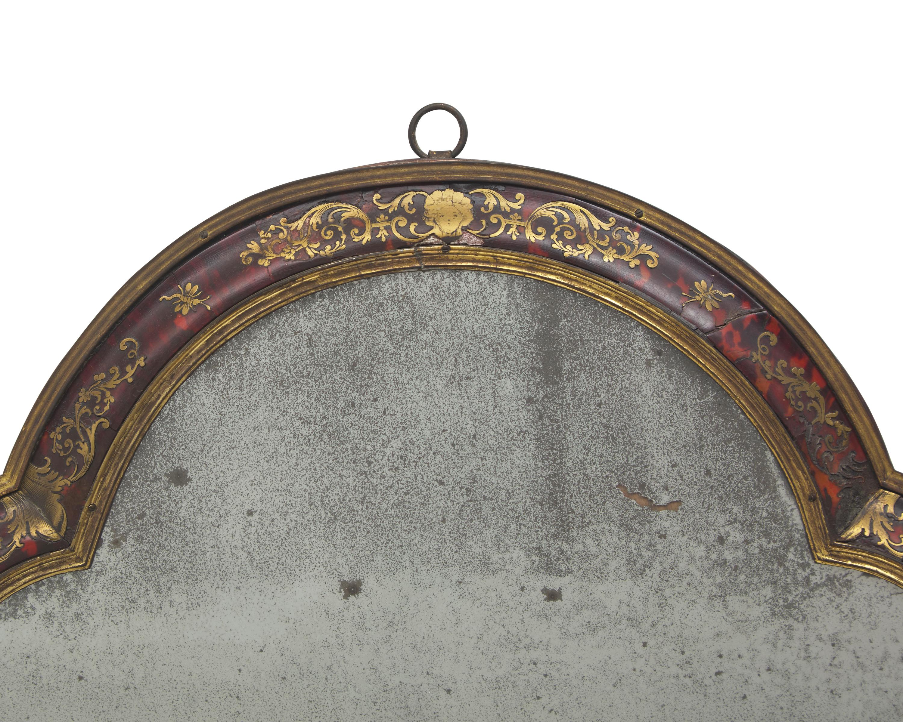 A Régence Boulle Marquetry Toilet Mirror