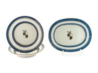 Three Chinese Export Porcelain Plates