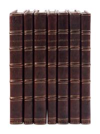 [BASKERVILLE PRESS]. A complete bound set of classical texts uniformly bound in fine 18th-century morocco, all published in Birmingham by Baskerville, comprising: