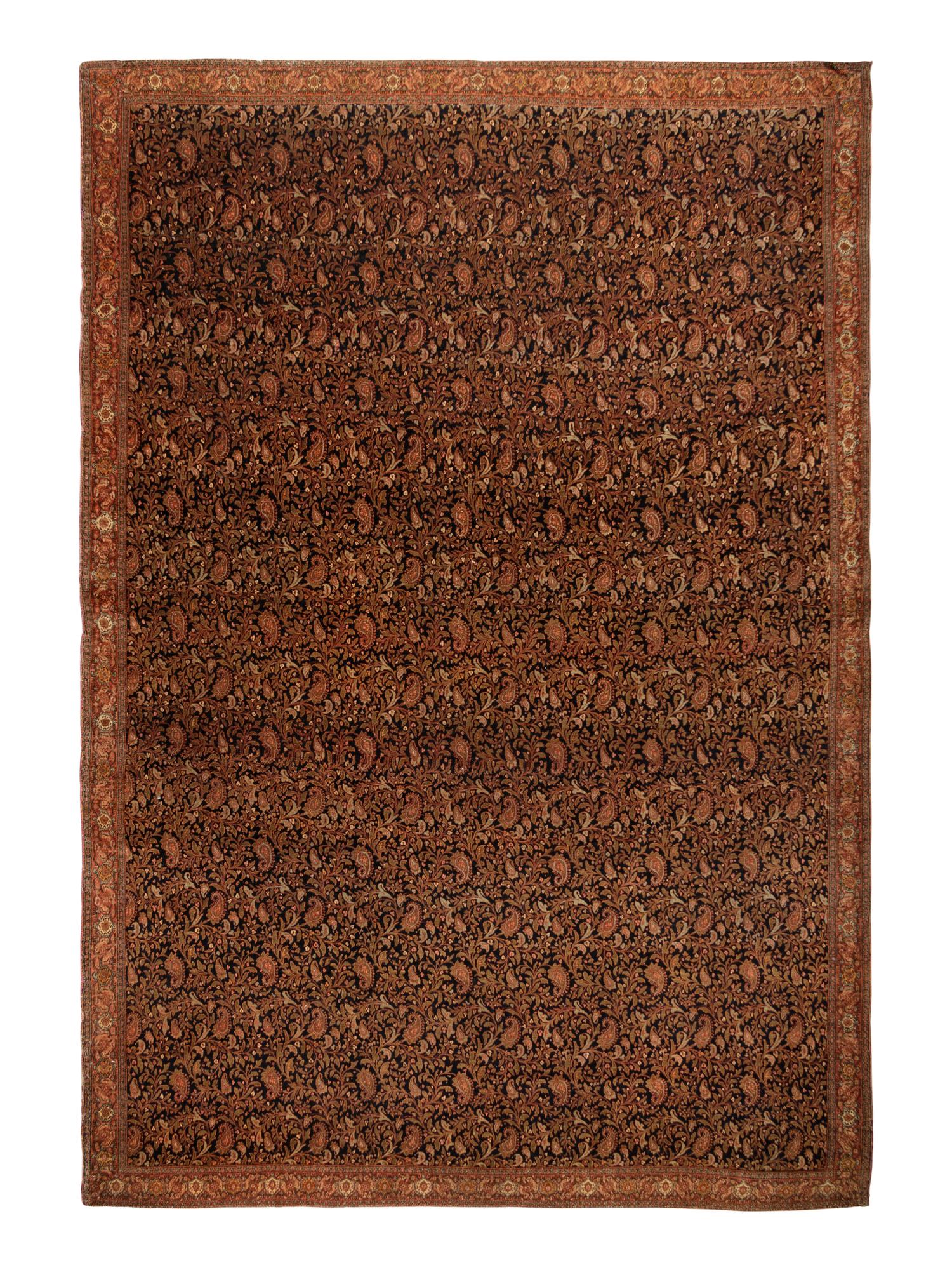 A Senneh Silk Foundation Rug