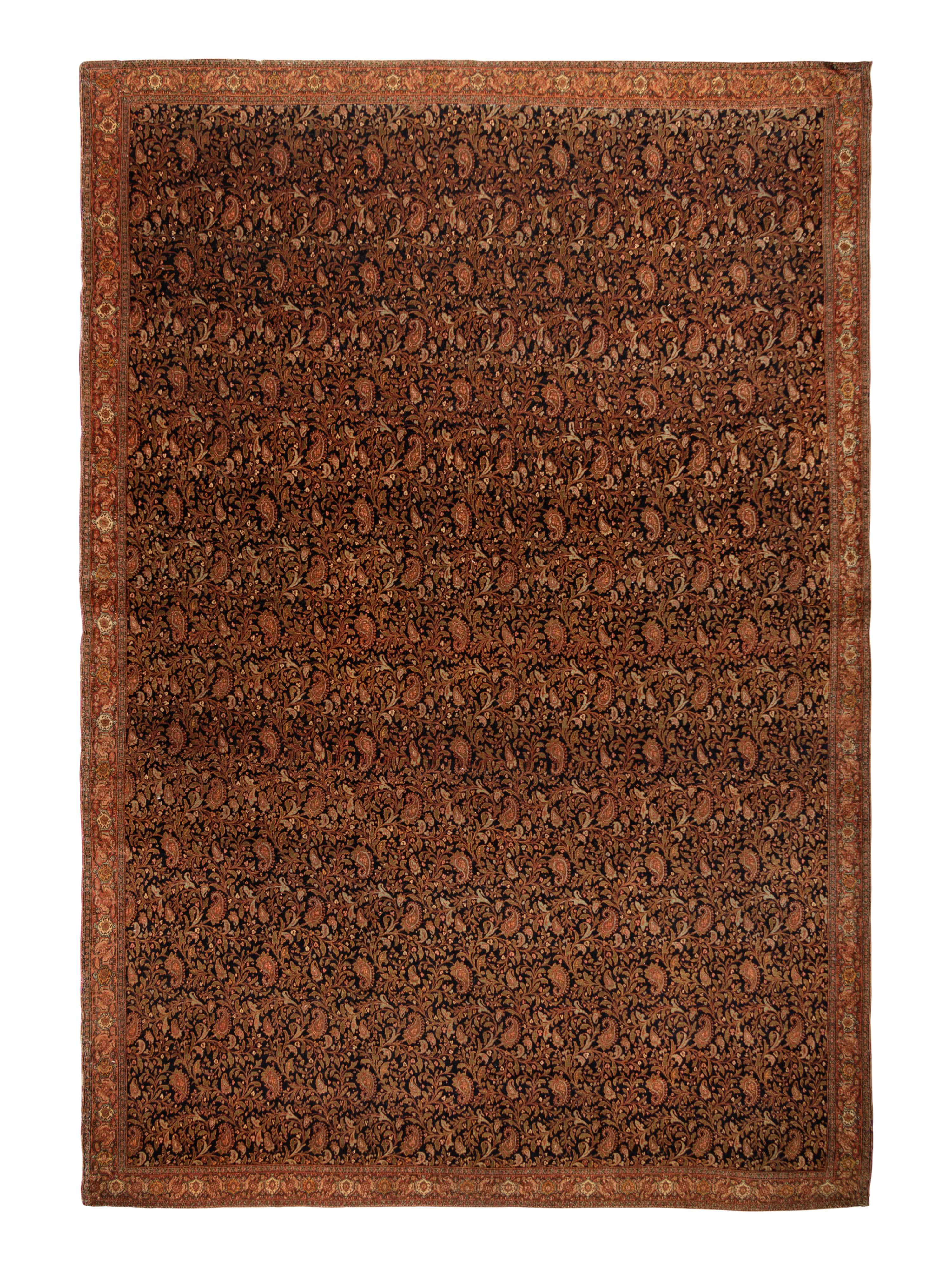 A Senneh Silk Foundation Rug