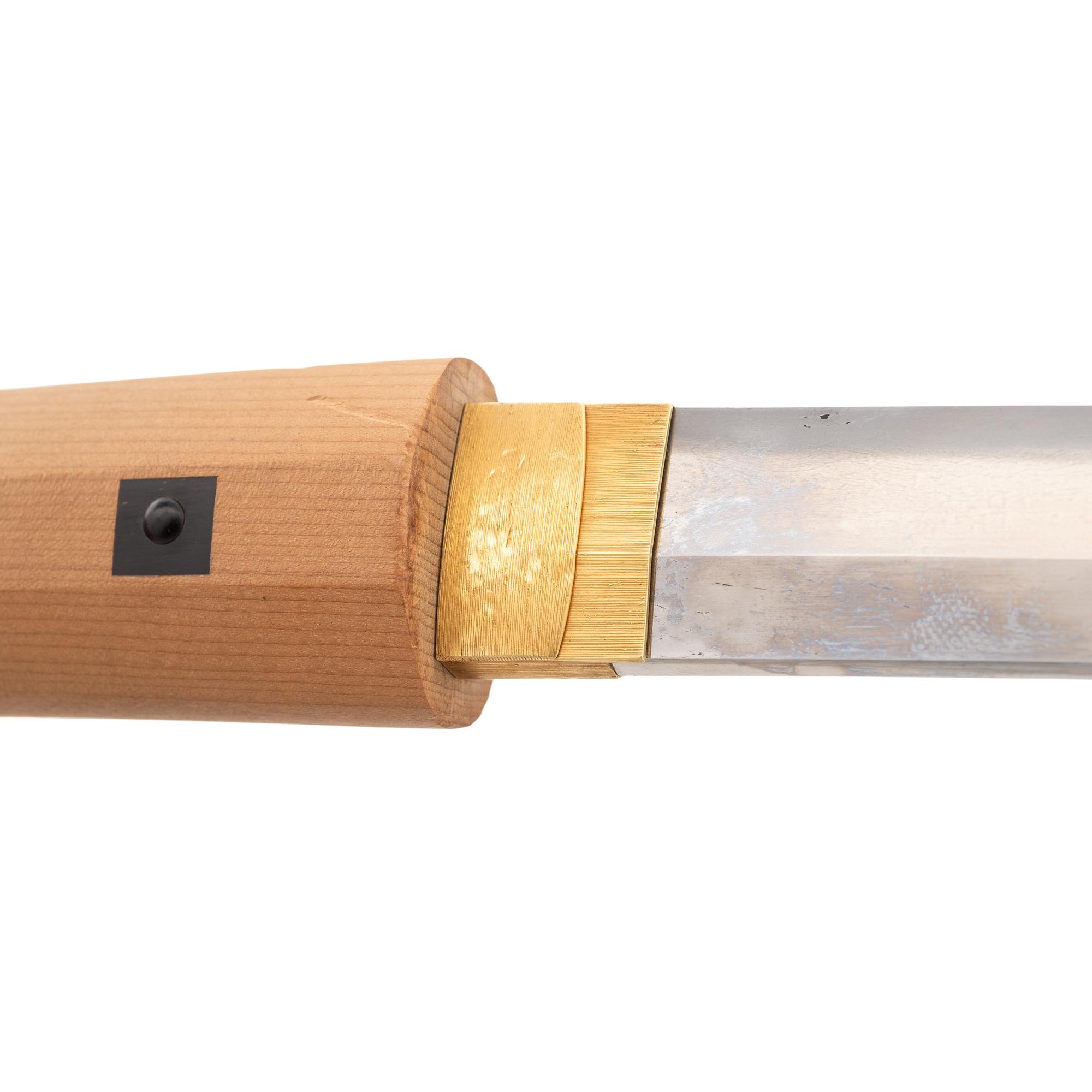 Japanese Katana Signed "Kuninaga" with Outstanding Hamon in Shira Saya