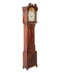 A Scottish Mahogany Tall Case Clock