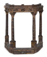 A Continental Patinated Pressed Metal Folly Model — 19TH CENTURY