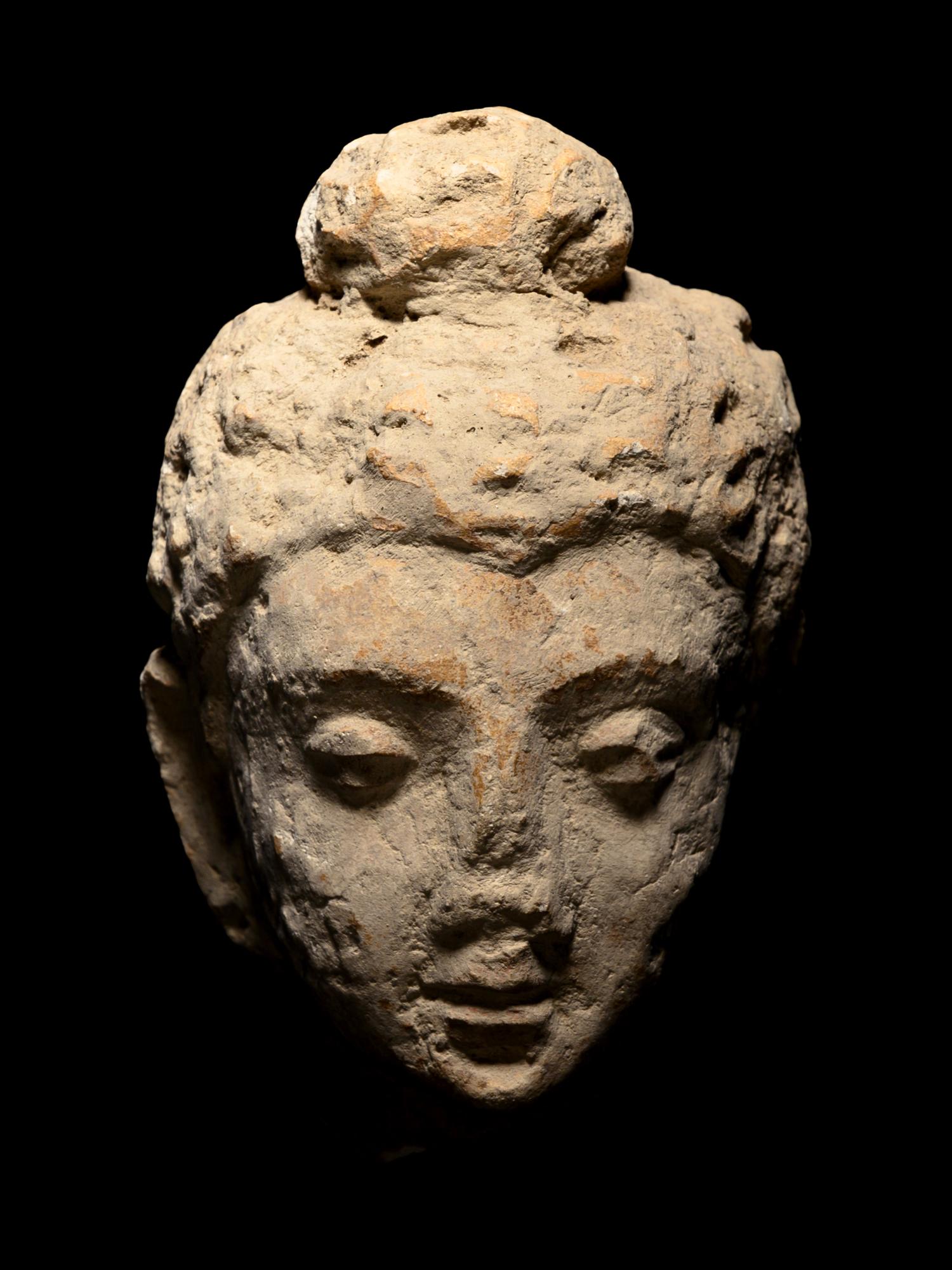 Five Gandharan Fragmentary Stucco Heads