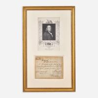 [Americana] Franklin, Benjamin Manuscript Document, signed