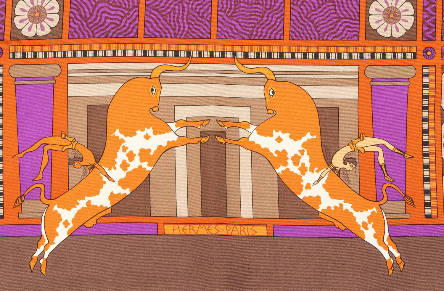 Three Hermès 90cm Scarves