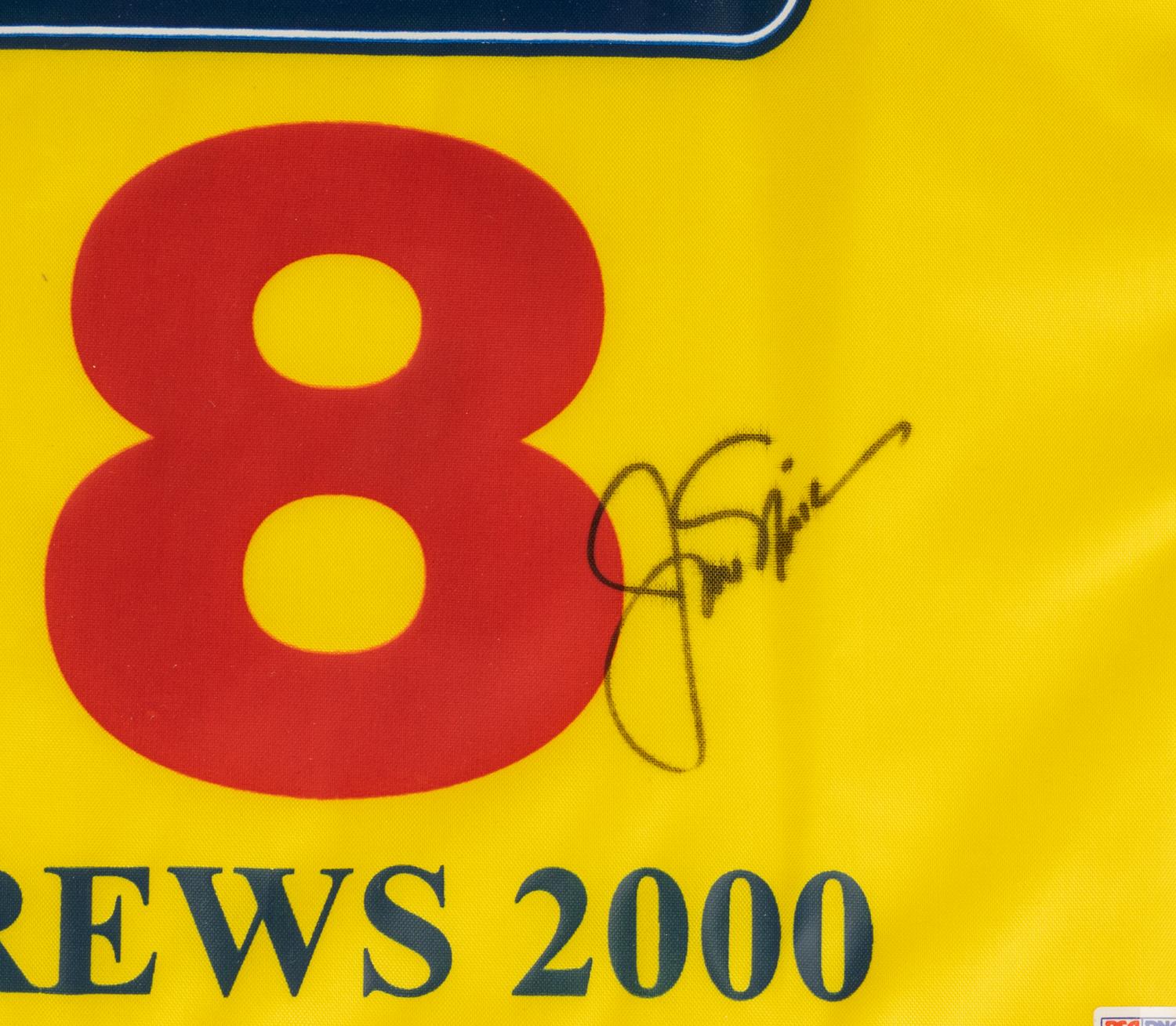A Group of Four Major Golf Championship Pin Flags (Including Jack Nicklaus and Nick Price Signed British Open Flags),