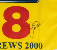A Group of Four Major Golf Championship Pin Flags (Including Jack Nicklaus and Nick Price Signed British Open Flags),