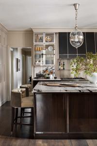 A Contemporary Part-Ebonized Oak Desk