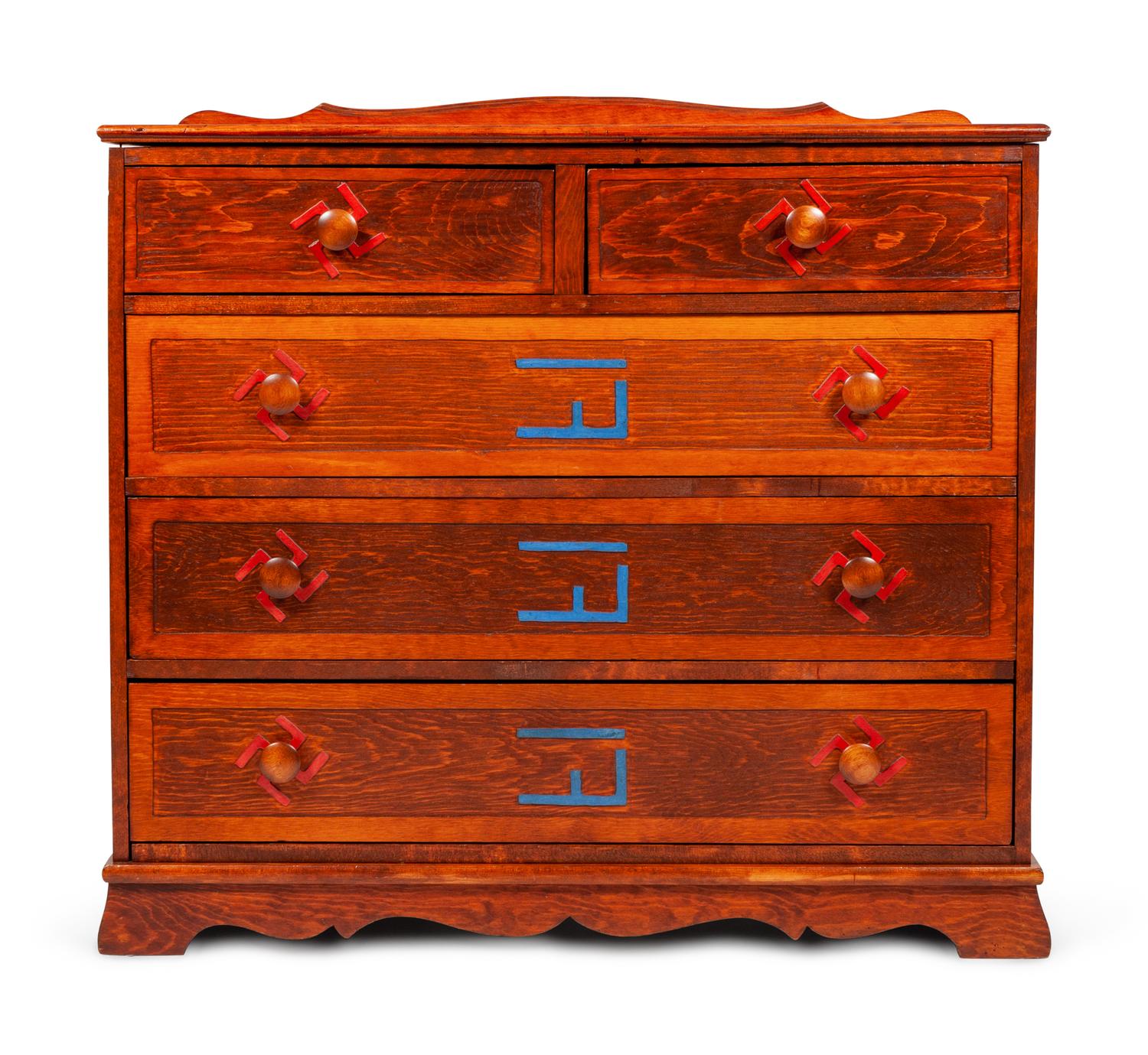 Three Drawer Pine Chest
