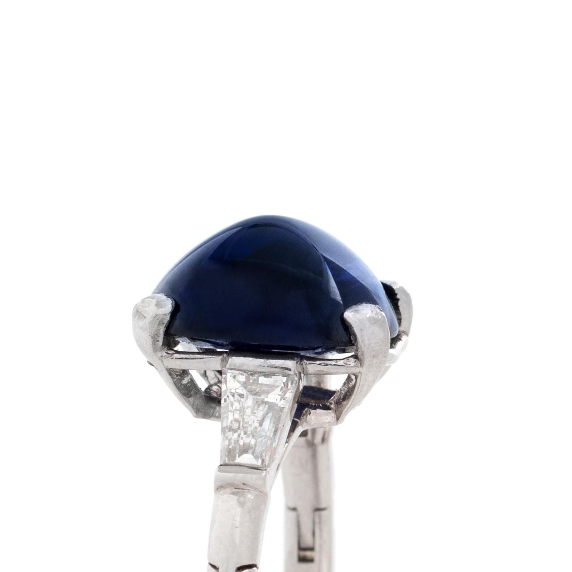Sapphire and Diamond Ring
