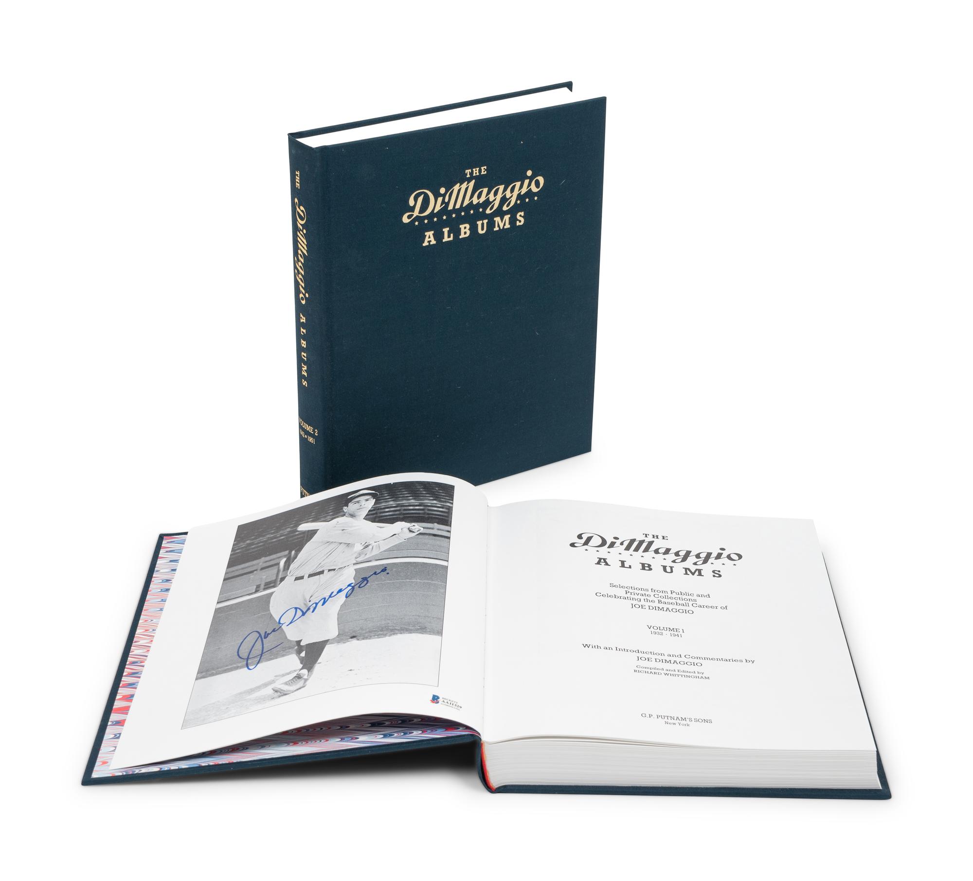 A Joe DiMaggio Signed Autograph Album Book Set (BAS Beckett Authentication Services Certified),