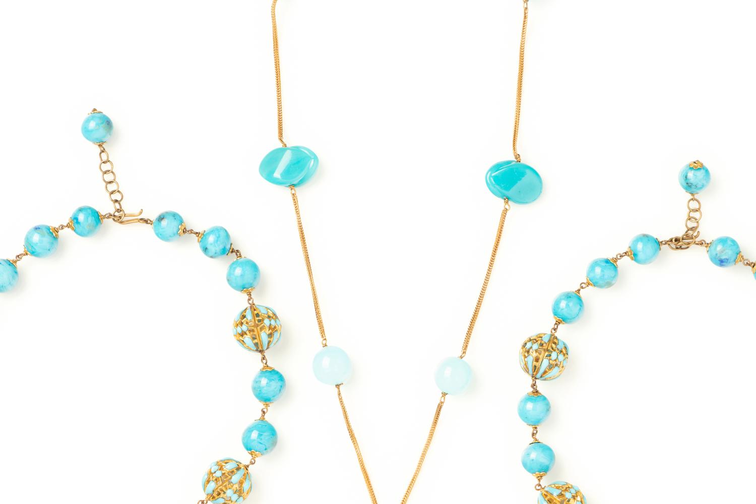 Three Necklaces: Two Chanel and One Attributed to Grosse, 1954-74