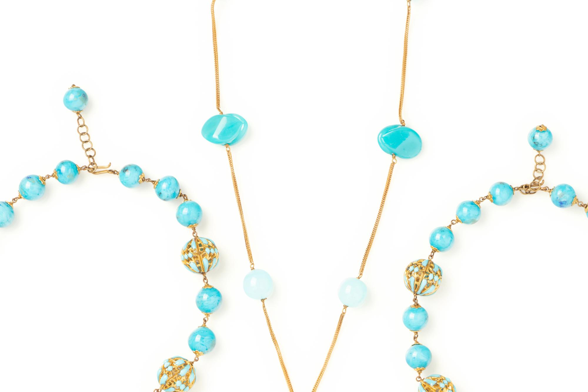 Three Necklaces: Two Chanel and One Attributed to Grosse, 1954-74