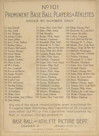[Baseball] Keeler, William Henry. 1910-11 T3 Turkey Red