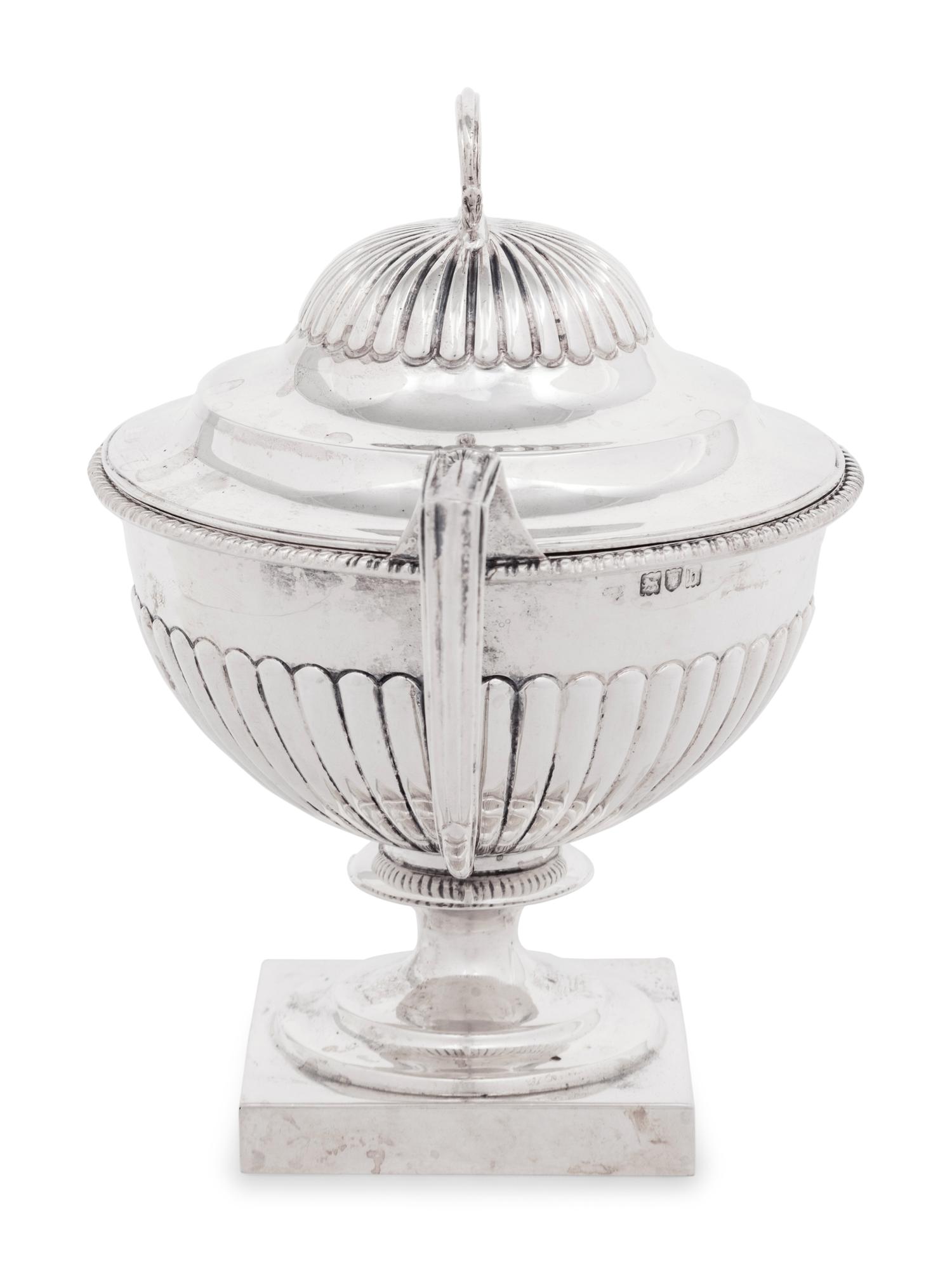 An Edwardian Silver Covered Bowl or Sauce Tureen
