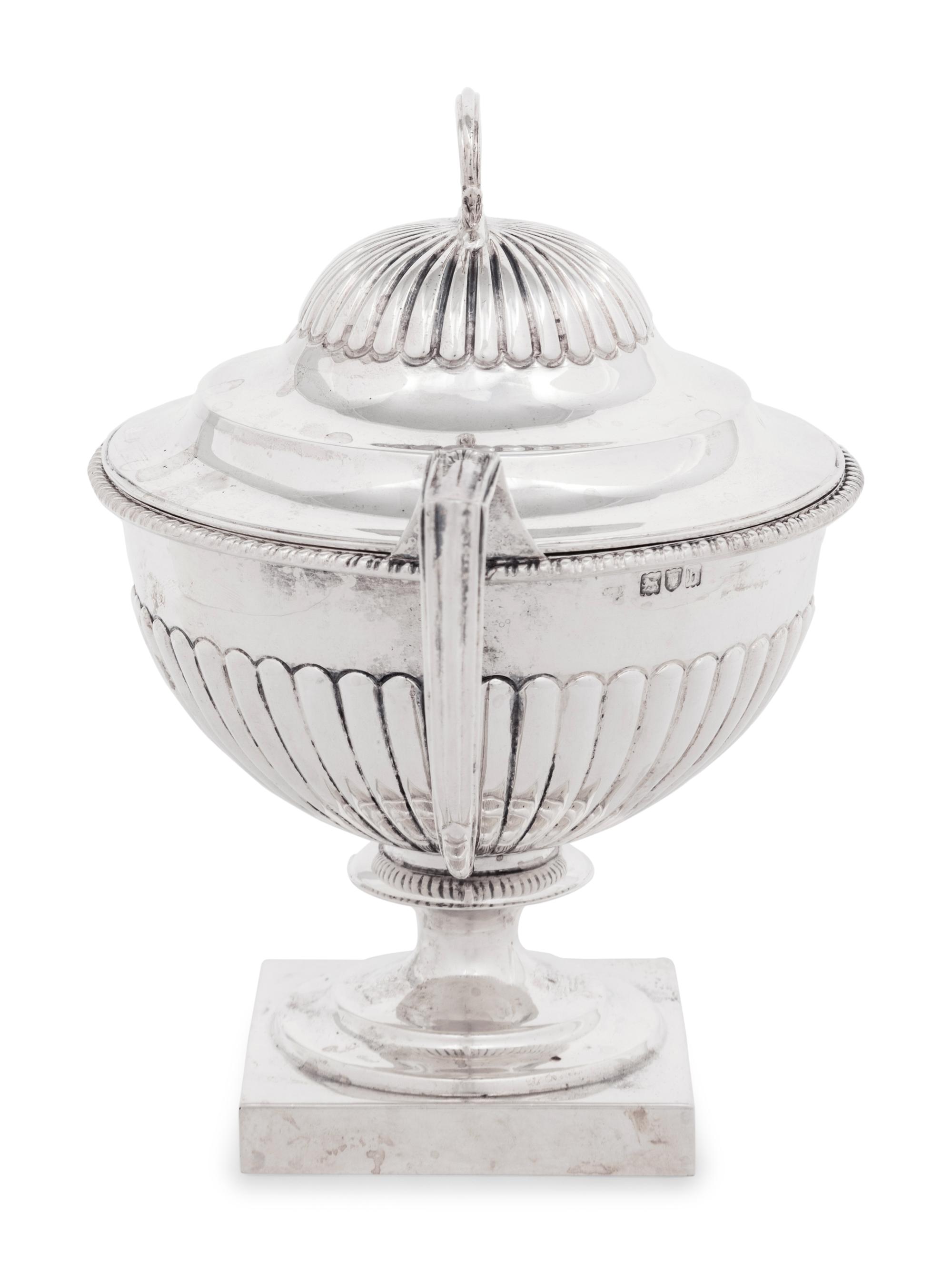 An Edwardian Silver Covered Bowl or Sauce Tureen