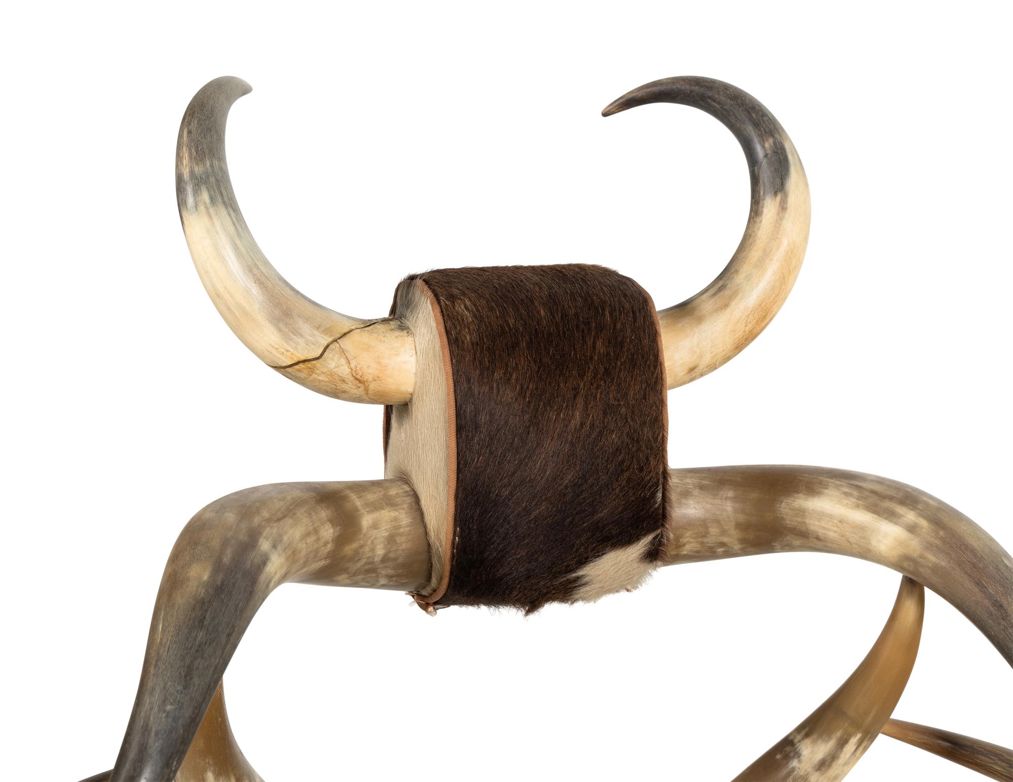 A Victorian Horn Chair