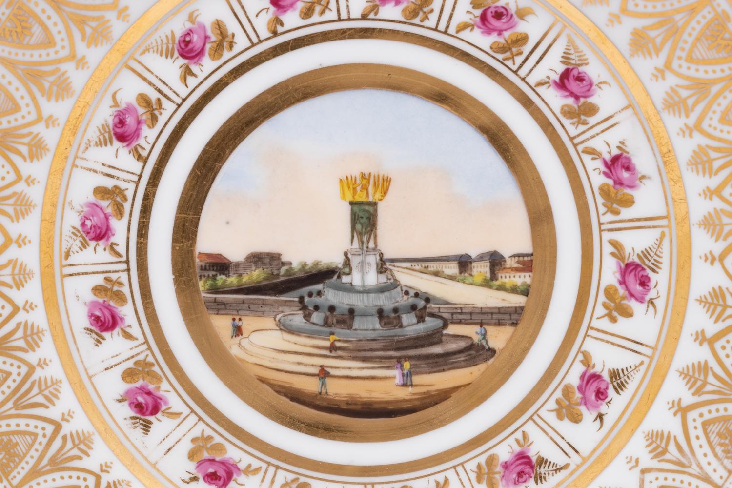 A Pair of Paris Porcelain Plates
