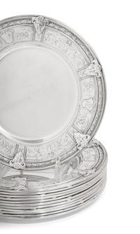 An American Silver Table Service