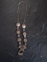 Zuni Mosaic Inlay Sunface Necklace