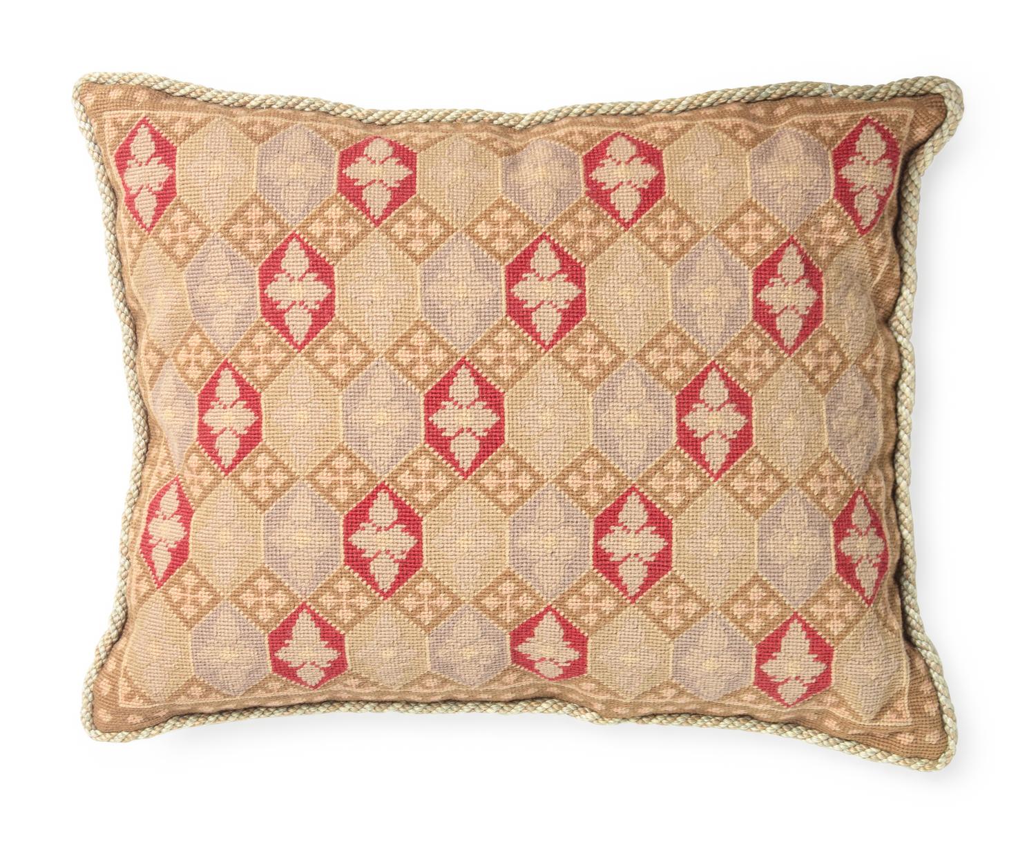 A Regency Style Stool and Pillow