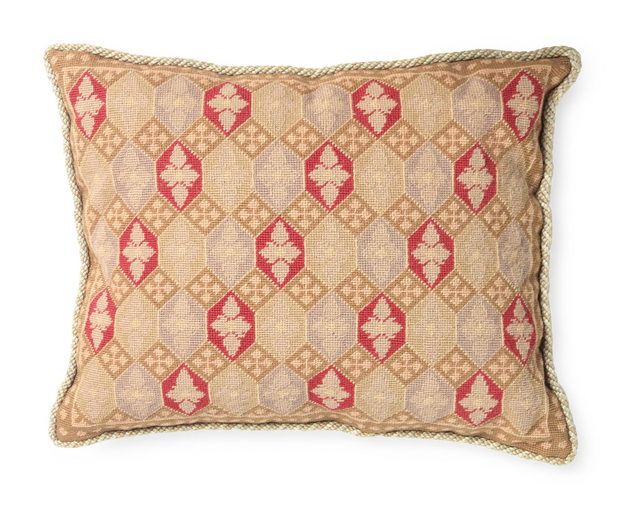 A Regency Style Stool and Pillow