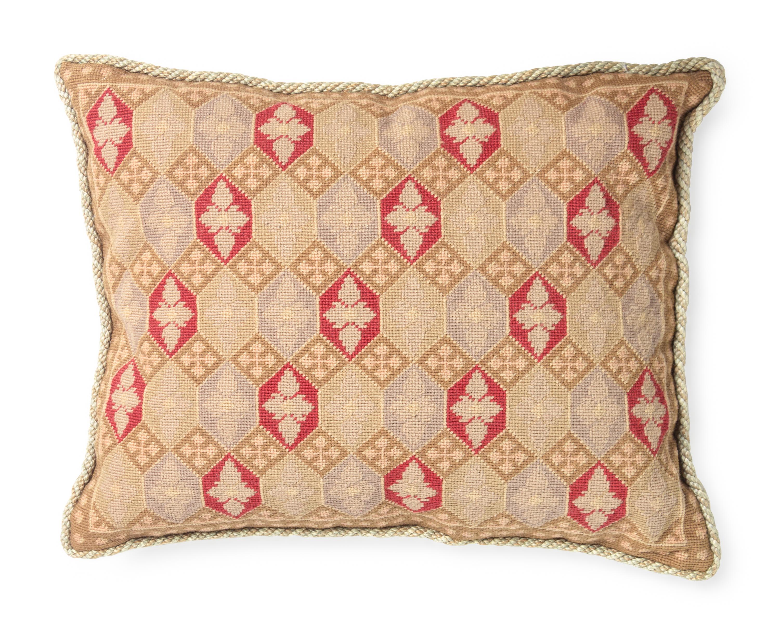 A Regency Style Stool and Pillow