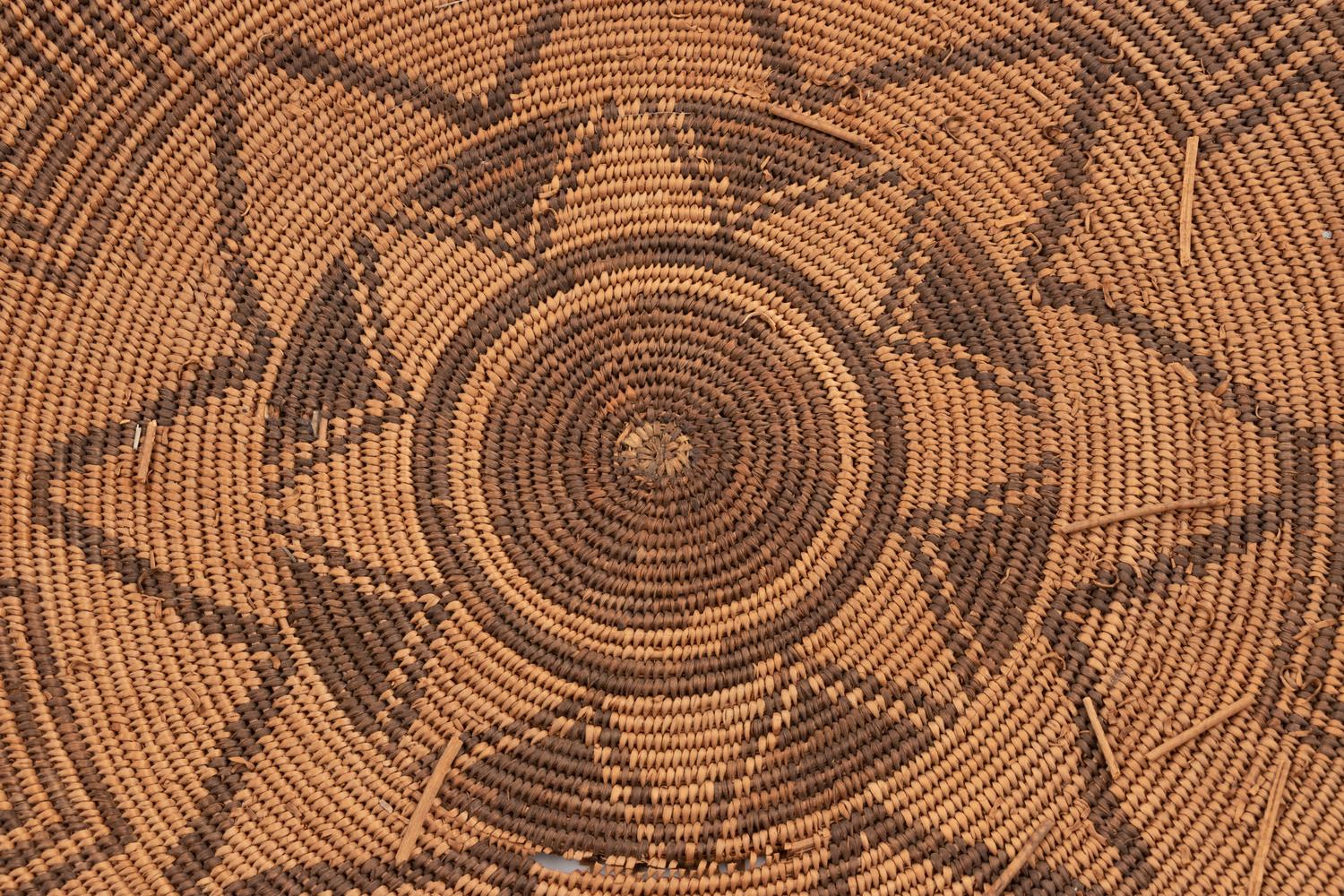 Two Apache Pictorial Baskets