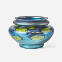 Tiffany Studios (American, active 1878-1932) A Favrile Glass Gourd-Form Vase, New York, NY, early 20th century