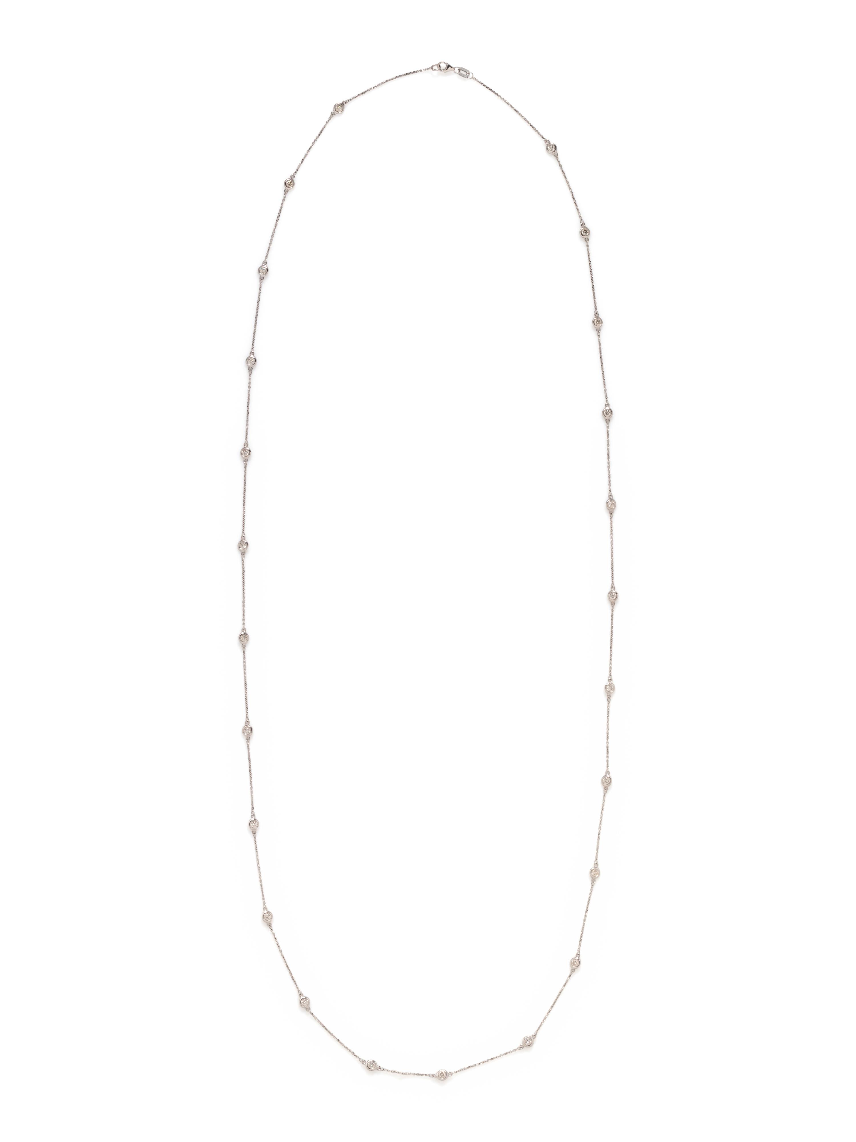 DIAMOND STATION NECKLACE