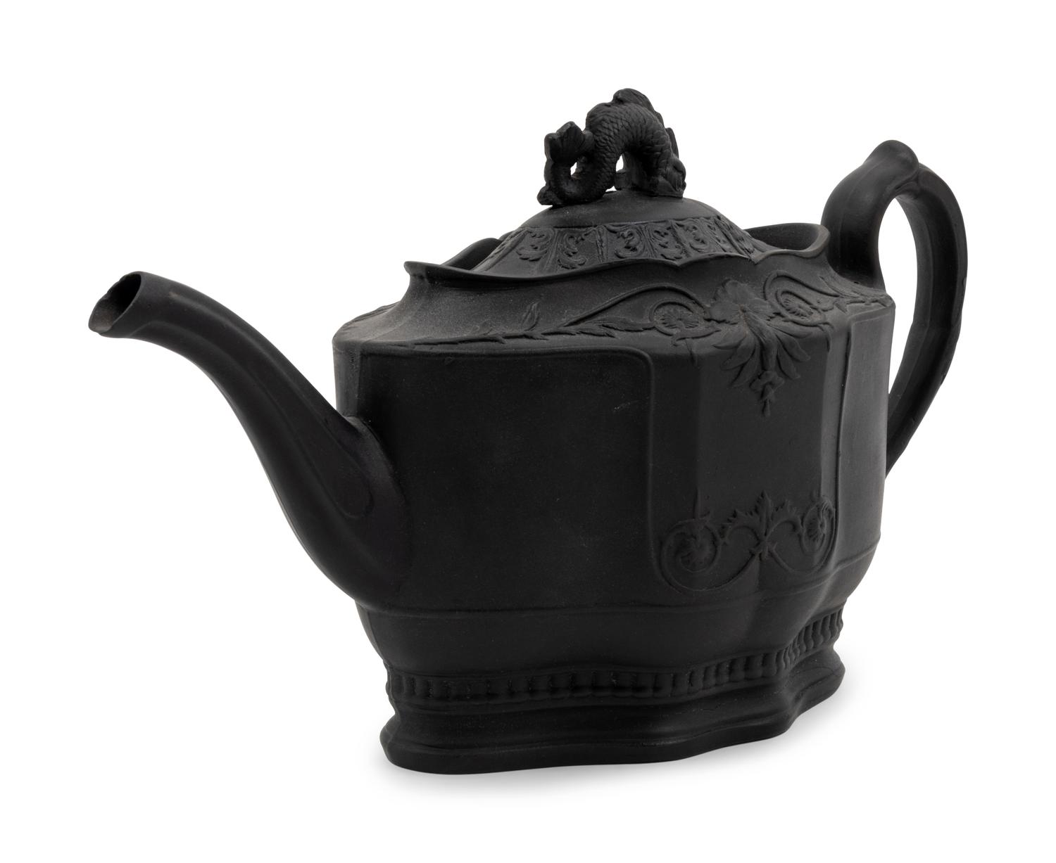 A Wedgwood Basalt Teapot