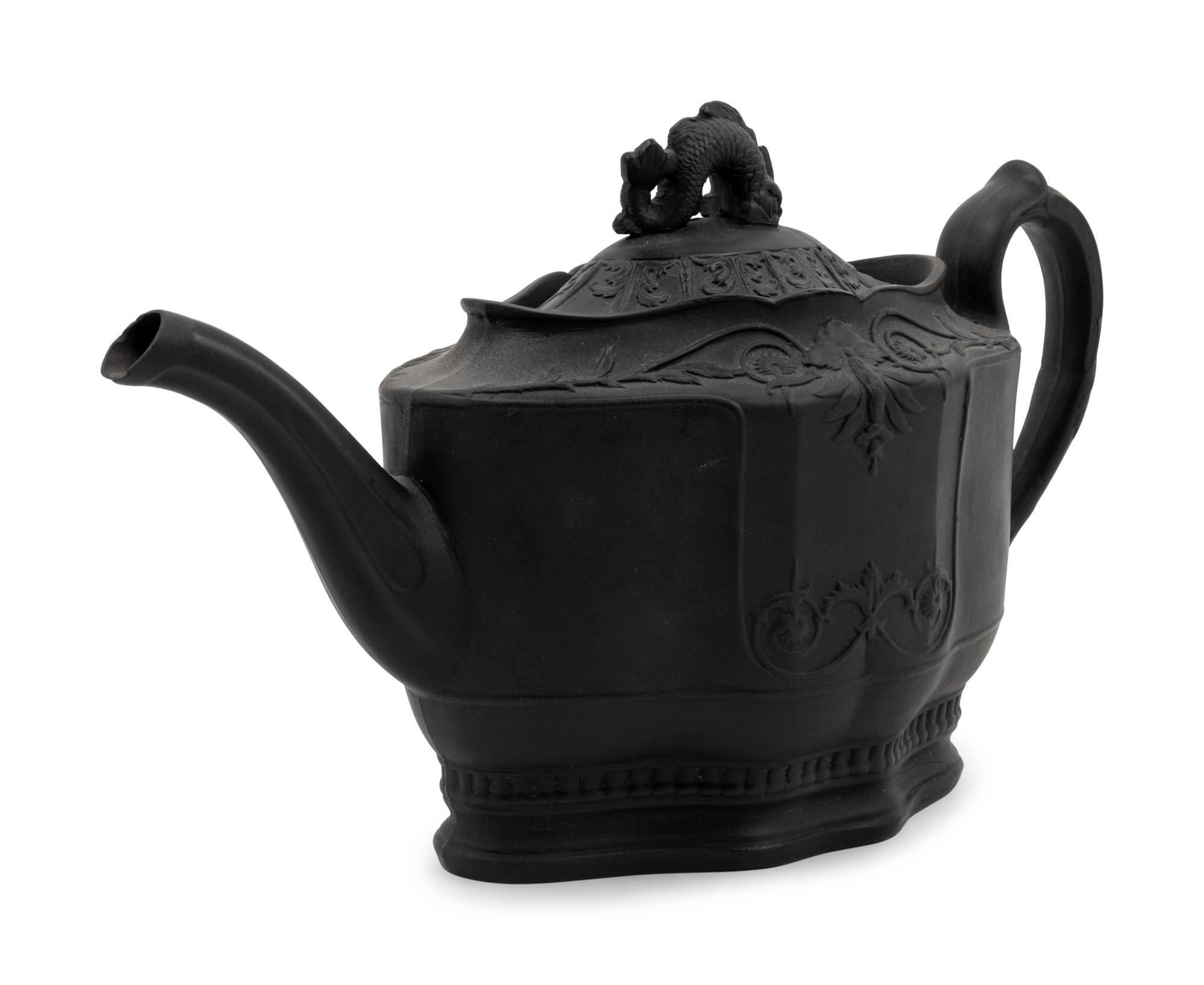 A Wedgwood Basalt Teapot